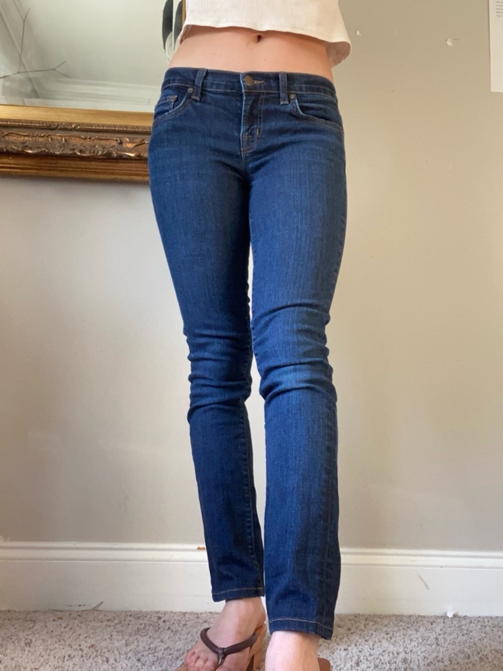 J Brand 912 Pencil Leg Skinny Jeans - Dark Ink Wash - Size 26